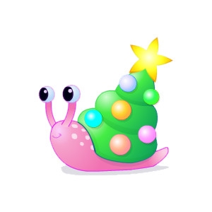 Chrissy the Christmas Snail